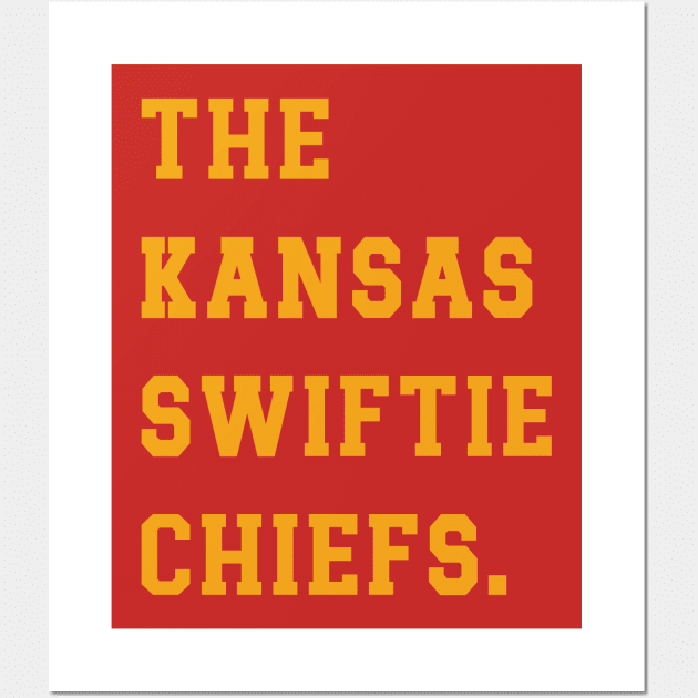 The Kansas Swiftie Chiefs. v6 Wall Art by Emma